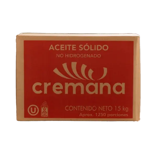 Image of Aceite Vegetal Sólido Cremana